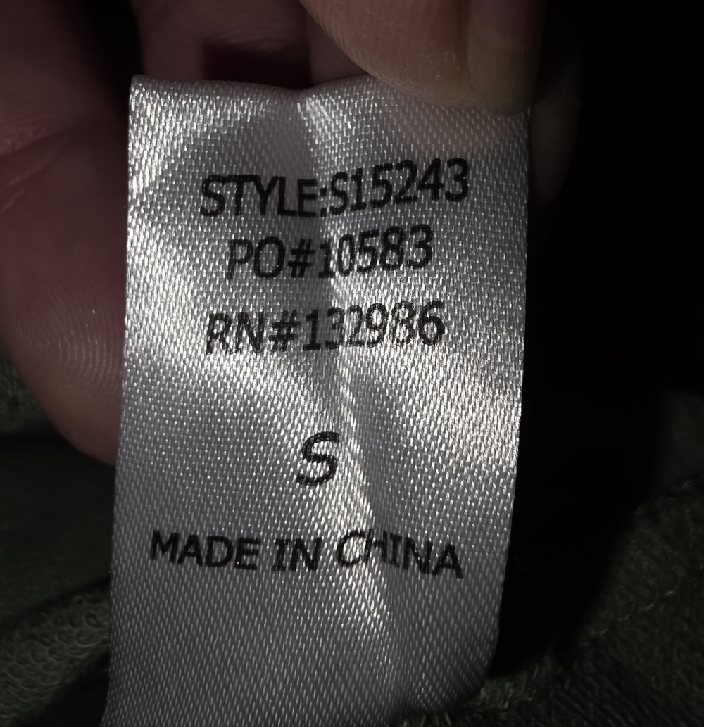 French Terry Patch-Work Sweatshirt Size Small - image 6